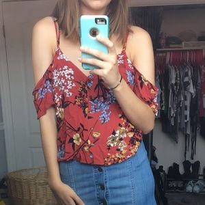 Off the Shoulder Top with Straps